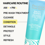 Pacifica Beauty Salty Waves - Champú texturizante + acondicionador...