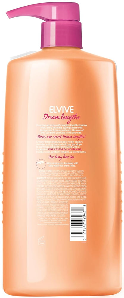 L'Oreal Paris Elvive Dream Lengths Champú Restaurador con Aceit...