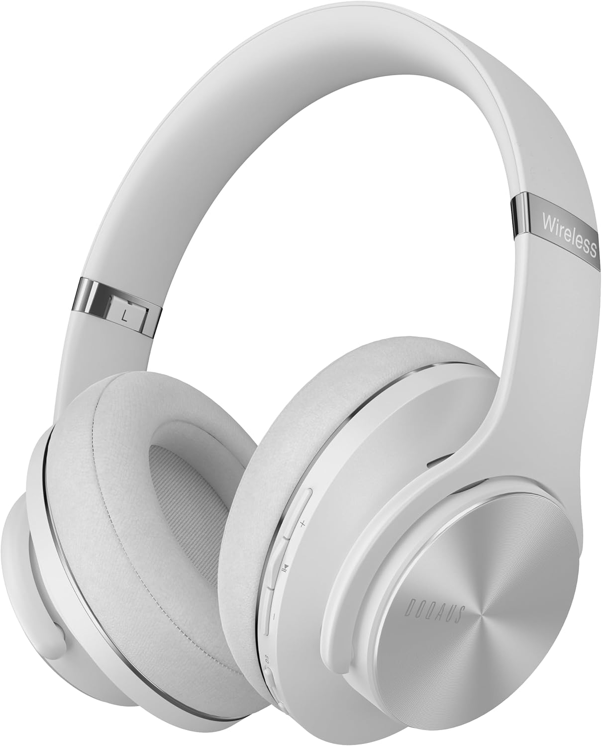 DOQAUS Auriculares Bluetooth sobre la oreja, tiempo de reproducción...
