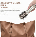 Aima Beauty Cepillo secador de pelo pequeño automático de doble vol...