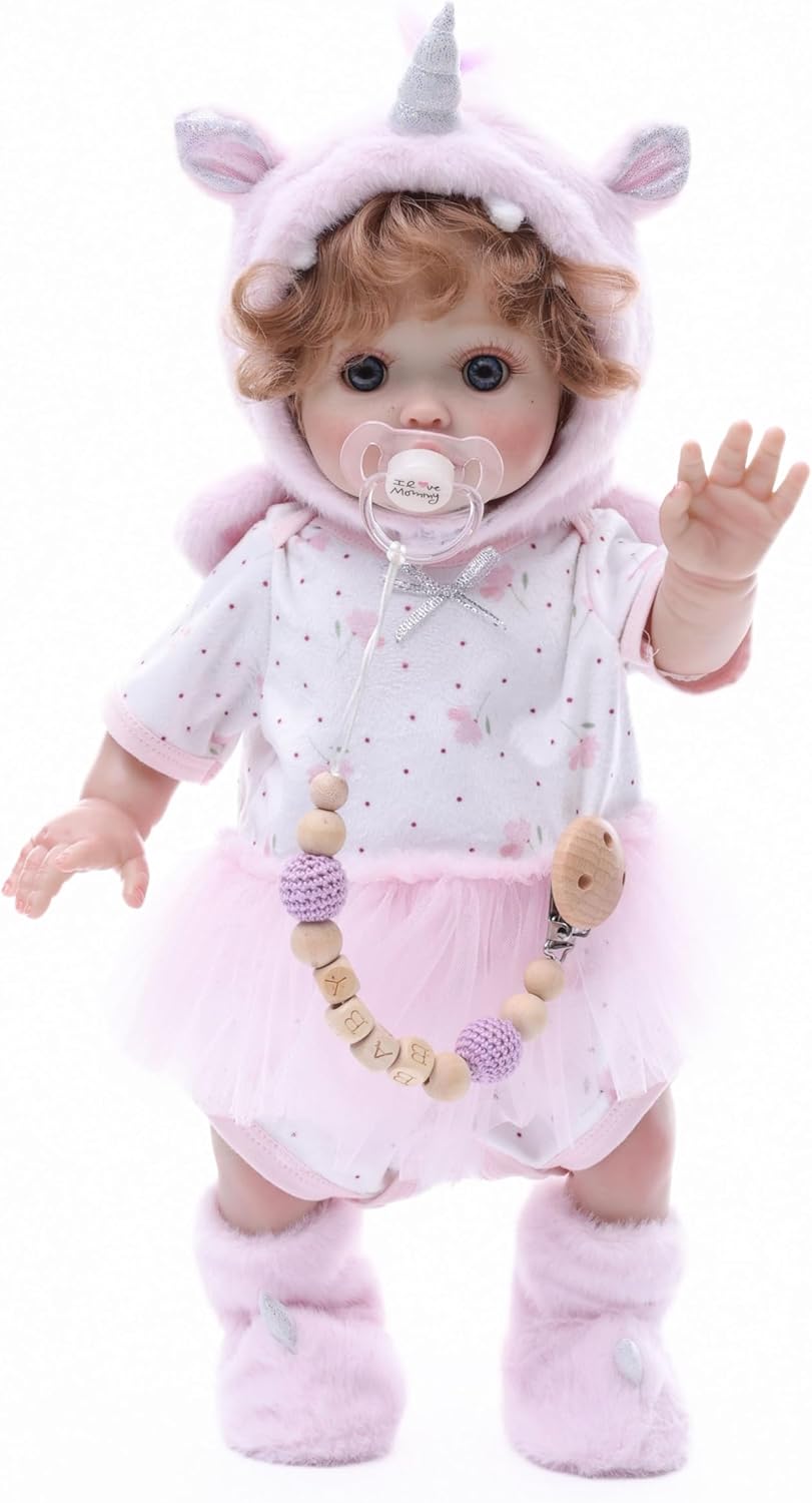 Cloveray Muñecas de bebé Reborn de 18 pulgadas, grandes, realistas,...