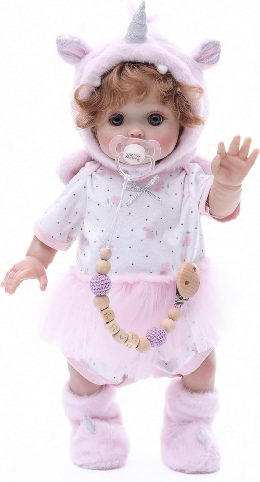 Cloveray Muñecas de bebé Reborn de 18 pulgadas, grandes, realistas,...
