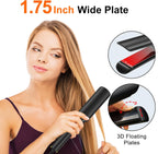 UKLISS MCH - Plancha de pelo 2 en 1, placas de 1.75 pulgadas de anc...
