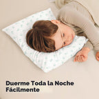 KeaBabies 2pk - Almohadas para niños de 2 años a 5,13 x 18 pulgadas...