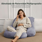 Momcozy Almohadas de embarazo para dormir, almohada de maternidad d...