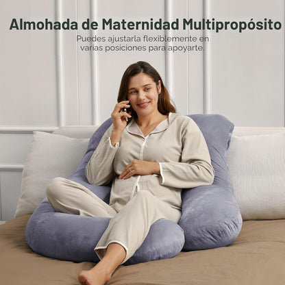 Momcozy Almohadas de embarazo para dormir, almohada de maternidad d...