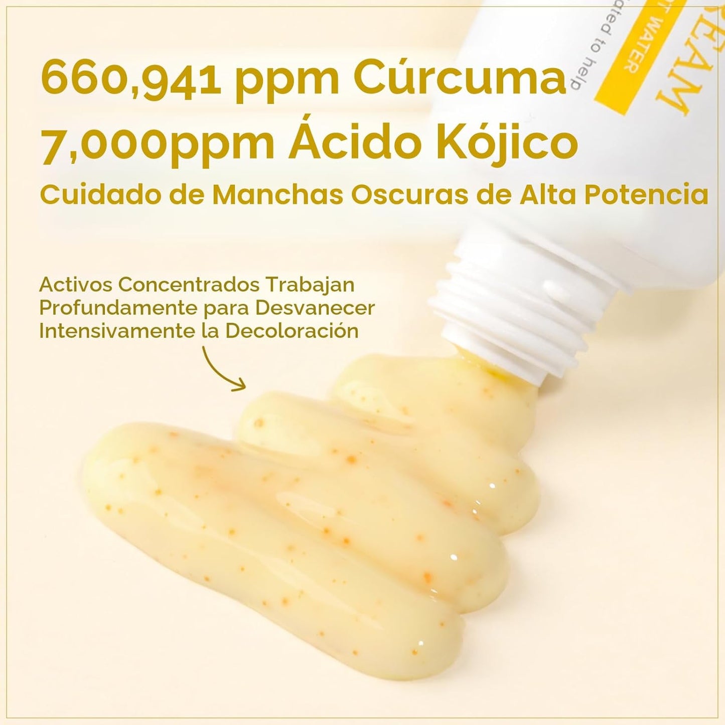 TOSOWOONG Crema de cúrcuma de ácido kójico, 99% de pureza de ácido...