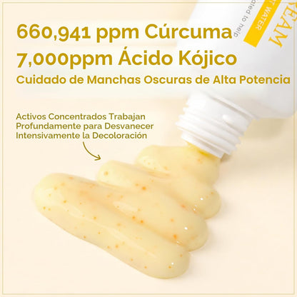 TOSOWOONG Crema de cúrcuma de ácido kójico, 99% de pureza de ácido...