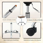 Taburete para estilista con ruedas, taburete ergonómico con asiento...
