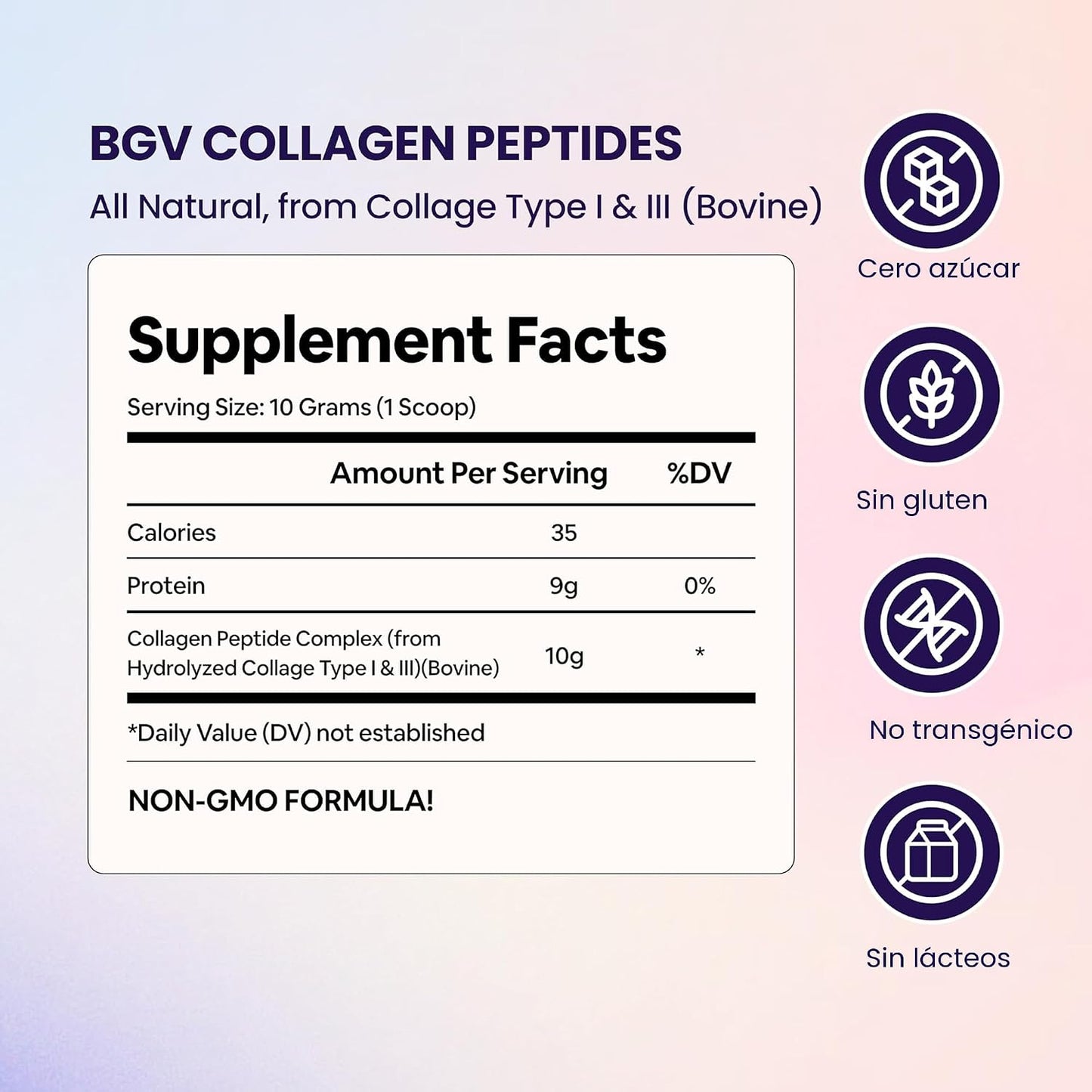 Black Girl Vitamins | Péptidos de colágeno en polvo - Colágeno para...