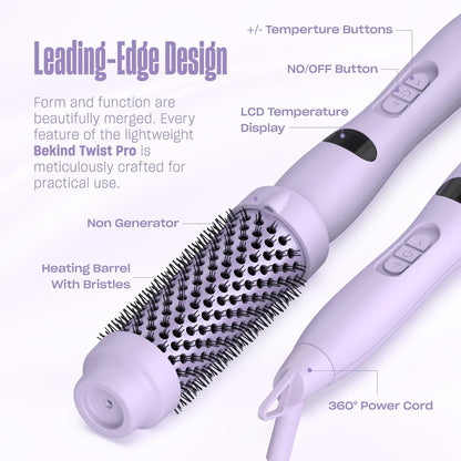 BeKind Twist Pro - Cepillo térmico mejorado de 1.5 pulgadas, versát...