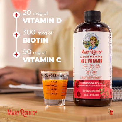 Multivitamínico para mujeres, hombres y niños, vitaminas líquidas d...