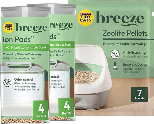 Purina Tidy Cats Breeze - Paquete de recambio para gatos con sistem...