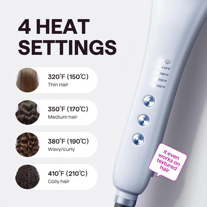 Wavytalk Cepillo Alisador de Cabello Pro Steam, Steamline Pro 3 en...