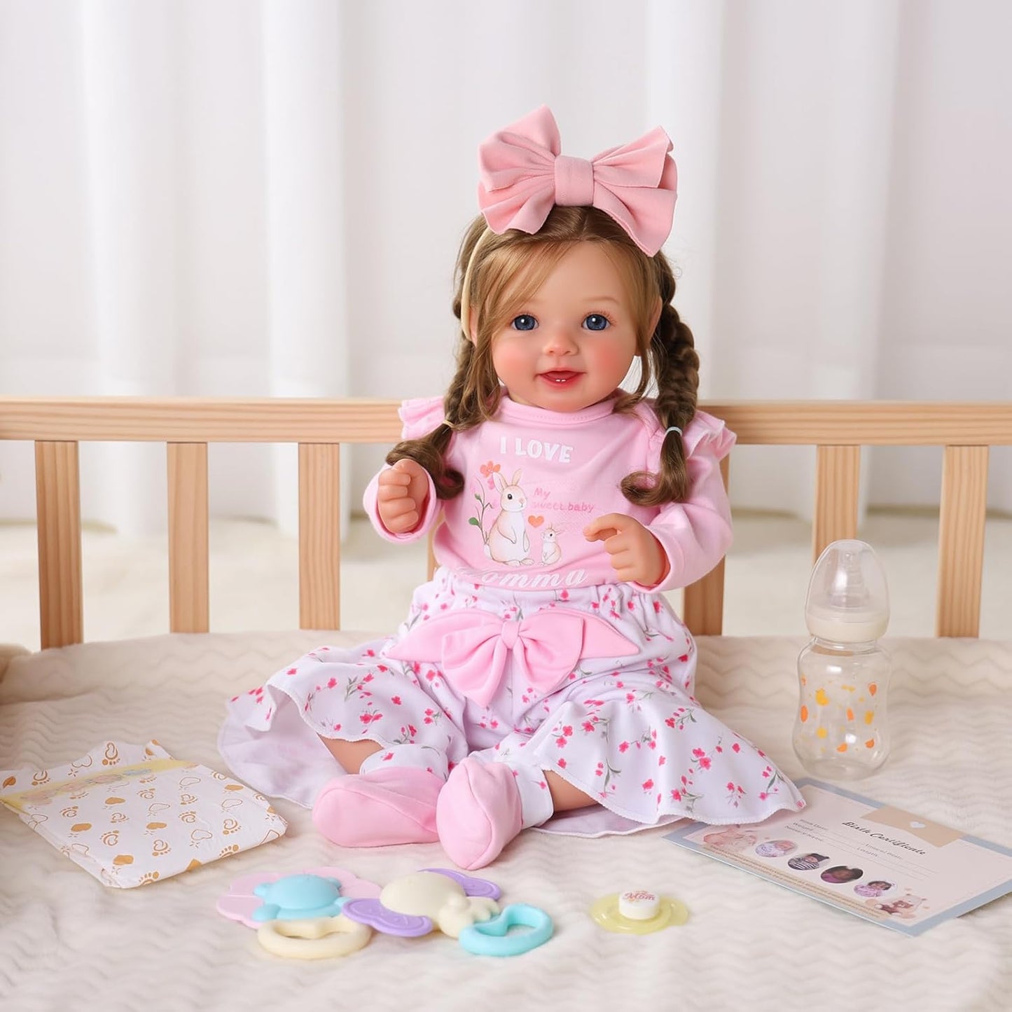 BABESIDE Muñeca de bebé realista Reborn para niñas, muñeca infantil...