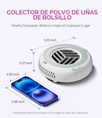 MelodySusie Colector de polvo de uñas de bolsillo HProA para elimin...