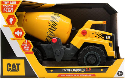 Juguetes de construcción CAT, Mezclador de cemento Power Haulers 2....