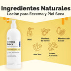 ECZEMA HONEY Loción corporal de avena - Crema de manos y cuerpo par...