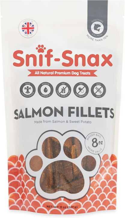 Snif-Snax Filetes de salmón para perros (8 onzas) \u2013 Entrenamie...