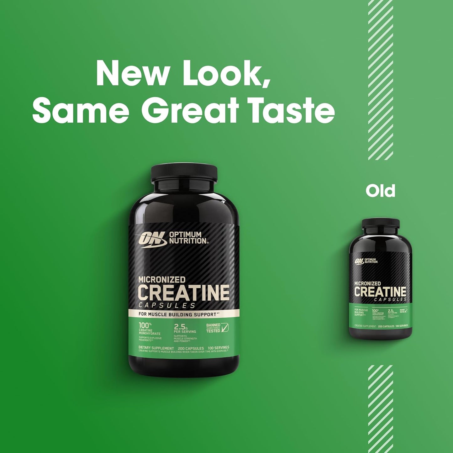 Optimum Nutrition Cápsulas de monohidrato de creatina micronizada,...