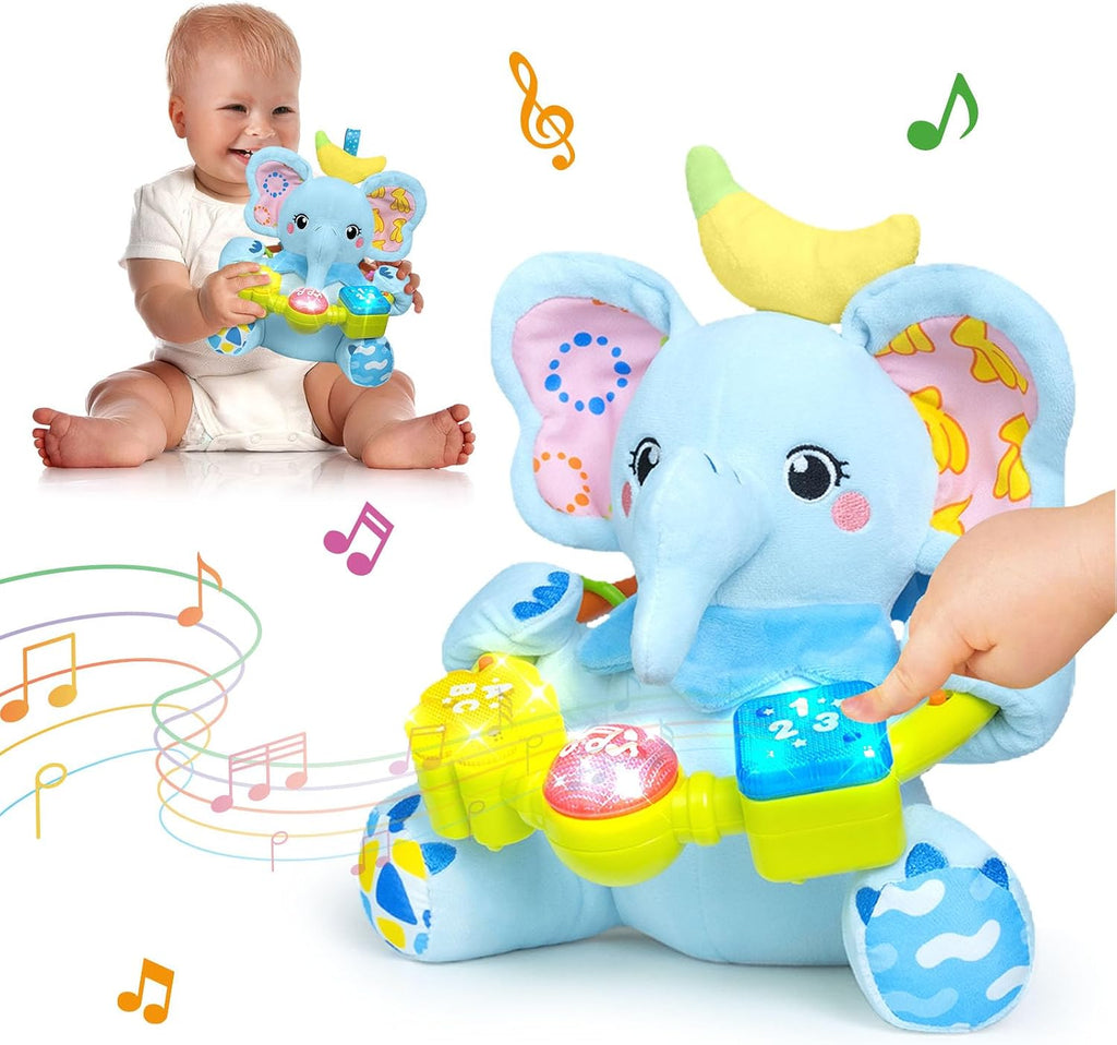 Ryotagift Juguetes de animales de peluche musicales bilingües de el...