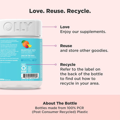 OLLY - Goma multivitamínica prenatal esencial, ácido fólico, vitami...