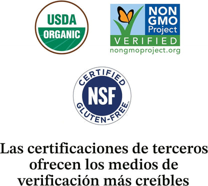 Suplemento multivitamínico orgánico Garden of Life, para mujer, tab...