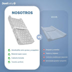 Jool Baby Serenity Almohadilla de Cambio Suave + Funda Lavable, Ant...
