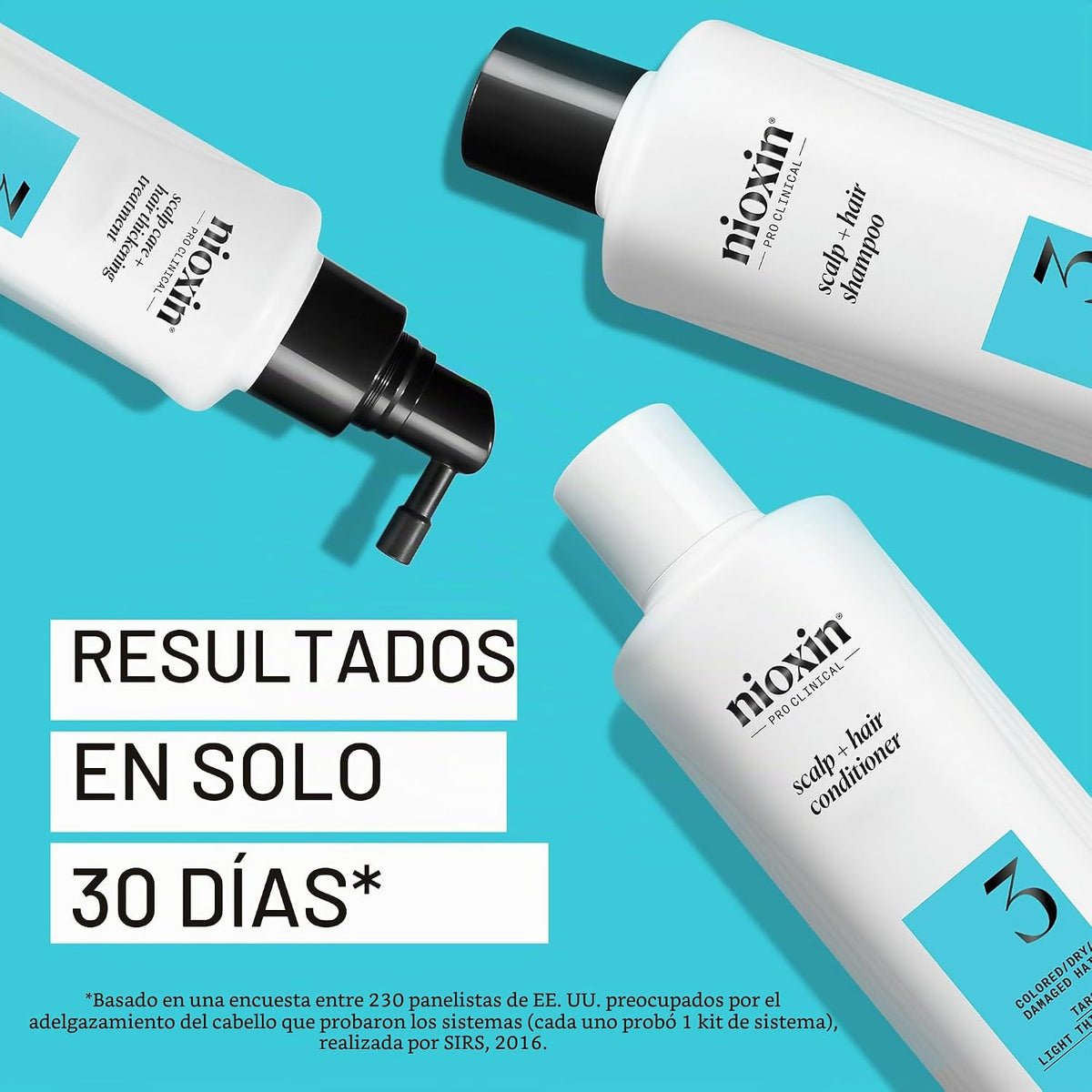 Nioxin Kits de sistema, limpia, acondiciona, hidrata el cuero cabel...