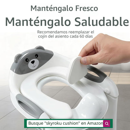 Asiento de Entrenamiento para Orinal, SKYROKU - Asiento de Inodoro...