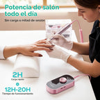 COSLUS Taladro de uñas eléctrico profesional recargable de 40000 RP...