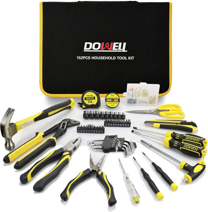 DOWELL Juego de herramientas Kit de herramientas 152 piezas para el...