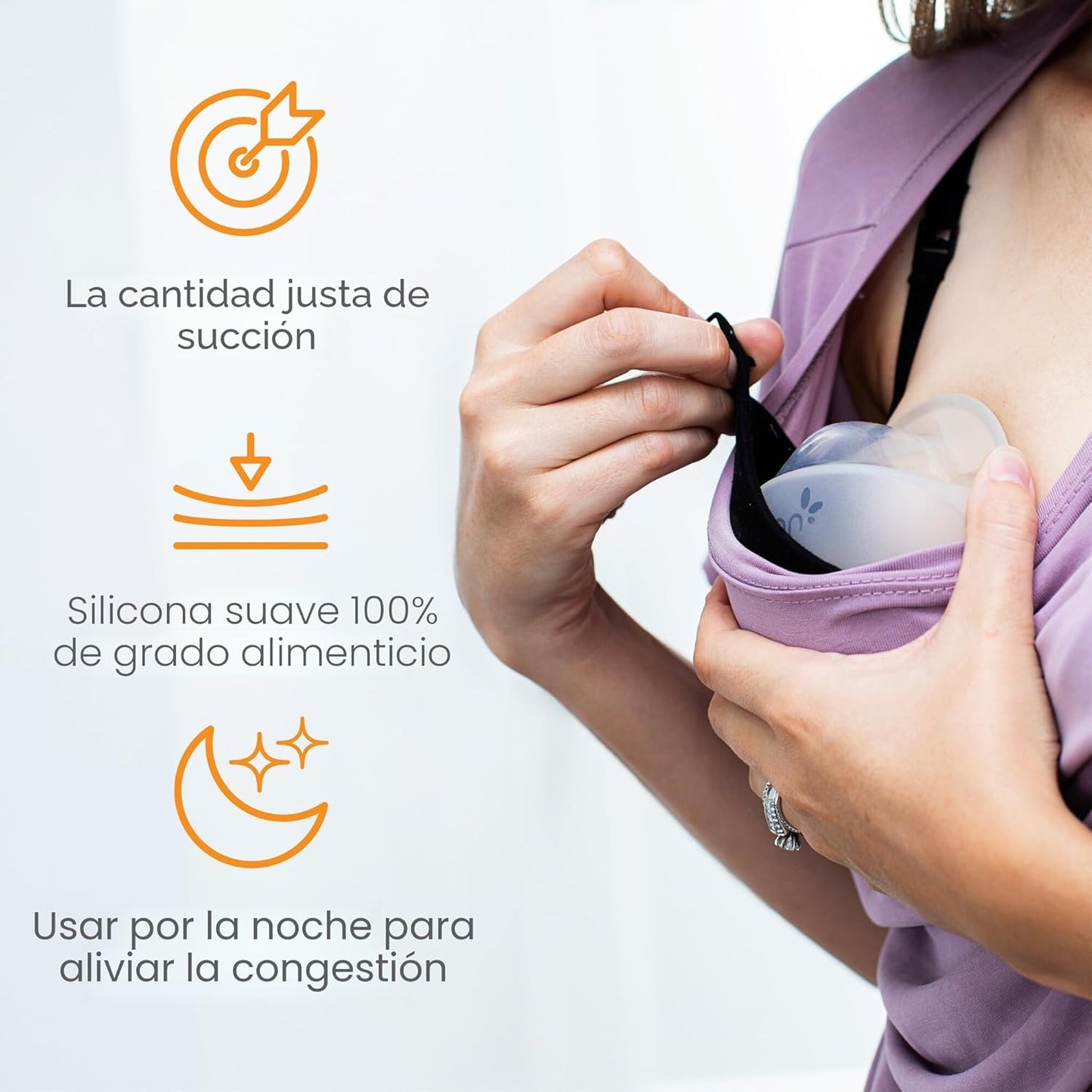 Boon Trove Extractor de leche manual de silicona \u2013 Colector de...