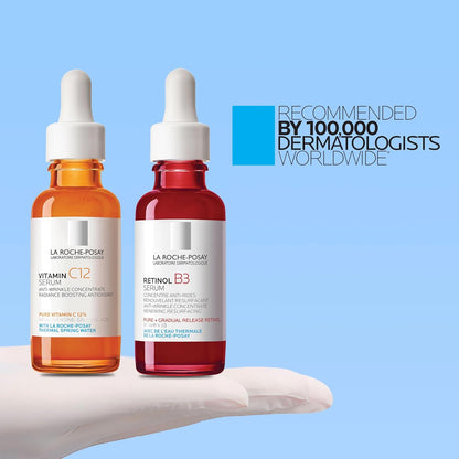 La Roche-Posay Suero puro de Vitamina C al 12% para cara con ácido...