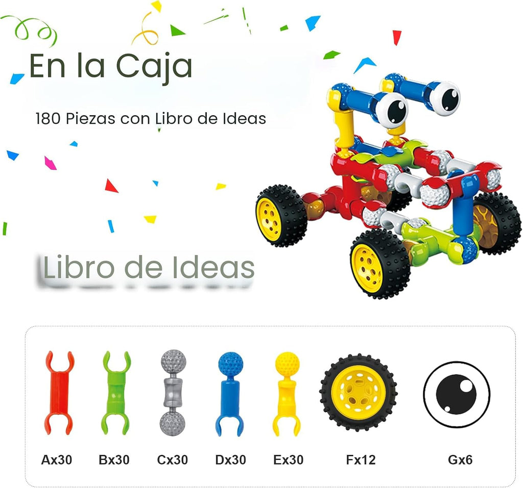 Huaker Juguetes de construcción STEM para niños y niñas de 3, 4, 5,...