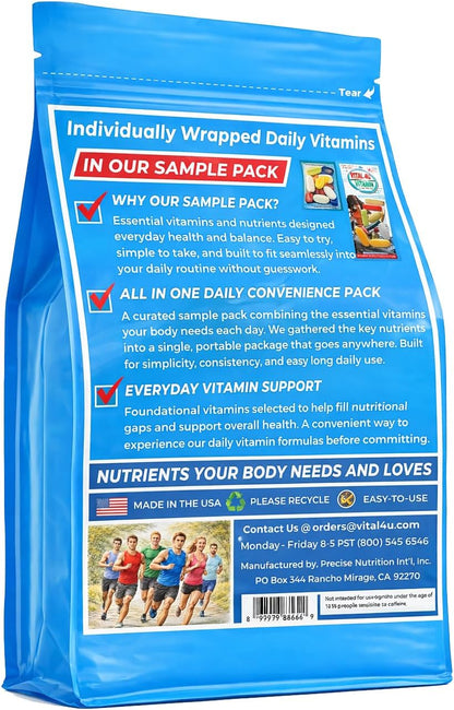 VITAL 4U® Vitamina - Multivitamínico prémium para hombres y mujeres...