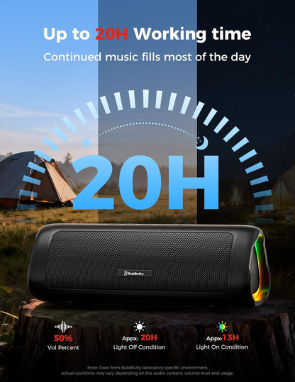 BolaButty Altavoz Bluetooth con sonido HD, inalámbrico portátil, IP...