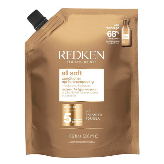 Redken All Soft Conditioner - Moisturizes &amp; Hydrates Dry, Britt...