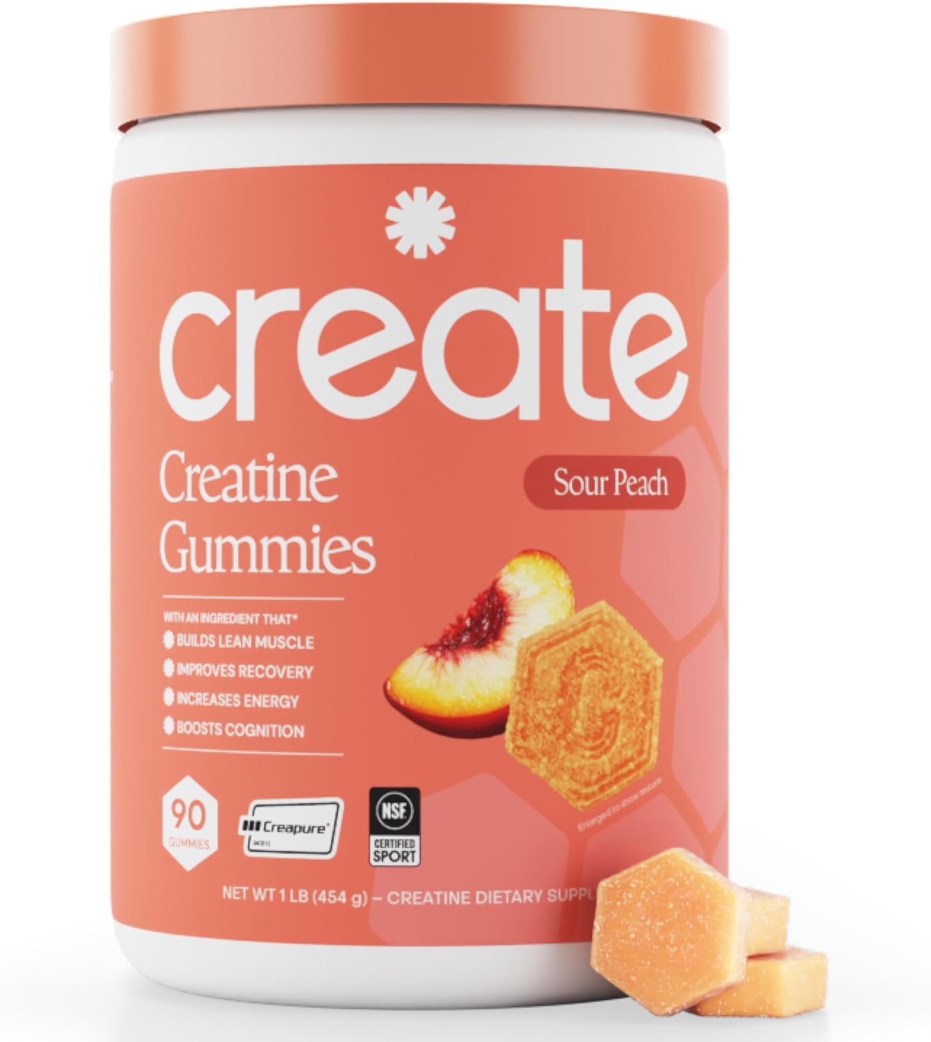 Create Gomitas de Monohidrato de Creatina para Hombres y Mujeres, M...