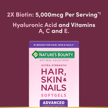 Nature's Bounty - Suplemento avanzado para cabello, piel y uñas...