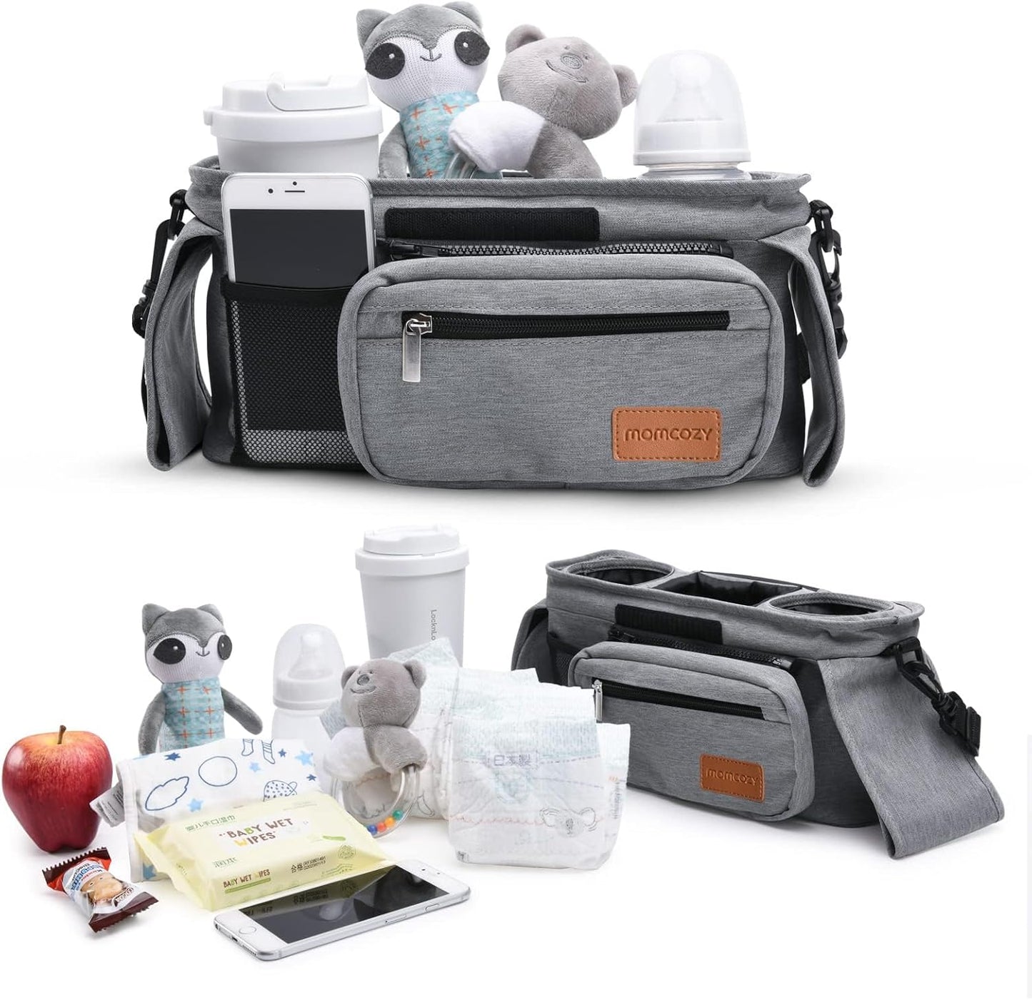 Momcozy Organizador Universal para Cochecito con Portavasos Aislado...
