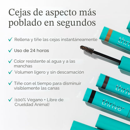Thrive Causemetics Instant Brow Fix Gel semipermanente para cejas,...