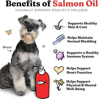 Aceite de salmón para perros y gatos \u2013 Piel y pelaje saludable...
