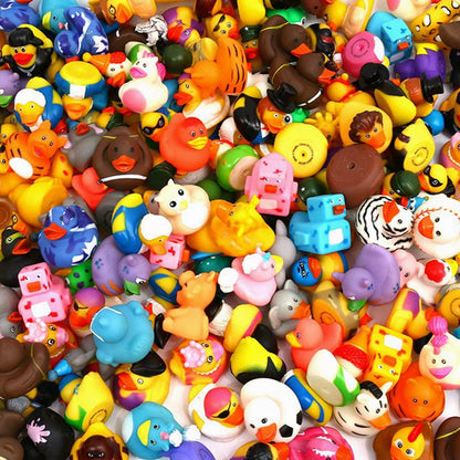 XY-WQ Paquete de 200 patos de goma para Jeeps Ducking, pato flotant...