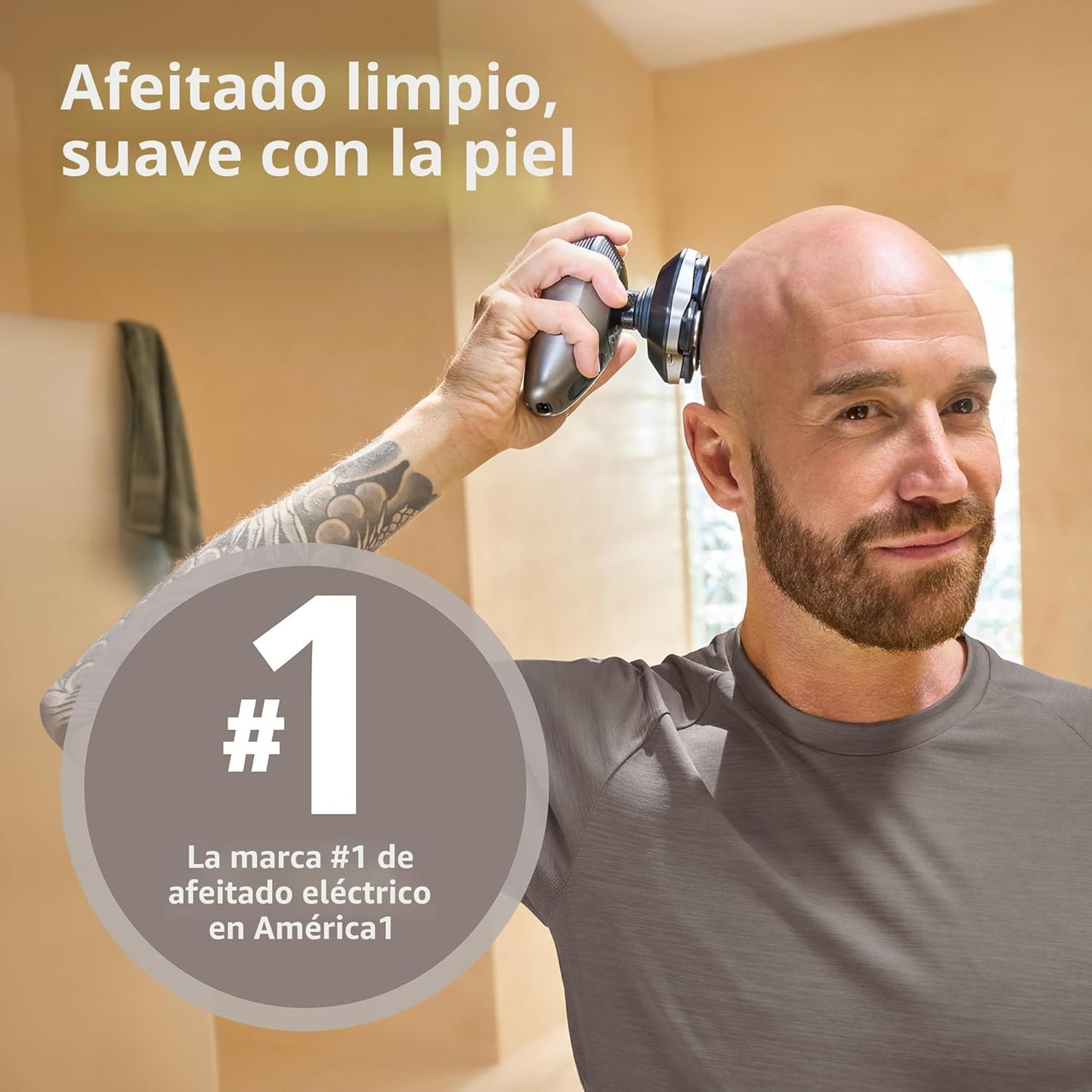 Philips Norelco Head Shaver Pro 9000 Series - Afeitadora de calaver...