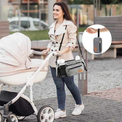 Momcozy Organizador Universal para Cochecito con Portavasos Aislado...