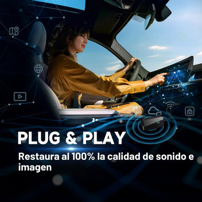 Adaptador CarPlay inalámbrico para Apple iPhone: conexión fluida pa...
