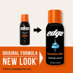 Edge Gel de afeitar para hombres, piel sensible con aloe, gel de af...