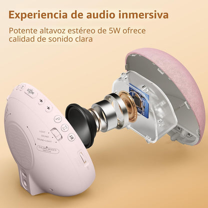 Odokee Reloj despertador Sunrise Máquina de ruido blanco: luz natur...