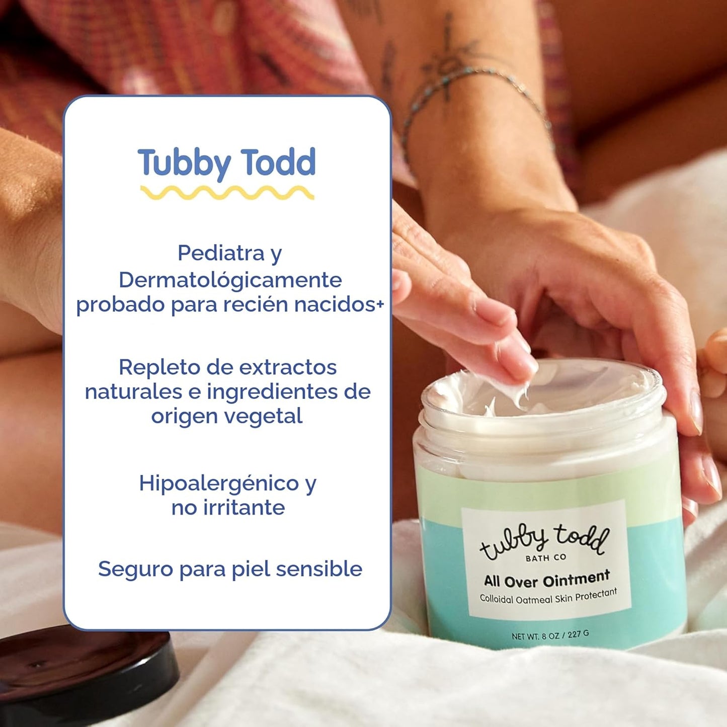 TUBBY TODD's Jabón Corporal para Bebé y Pomada para Todo el Cue...